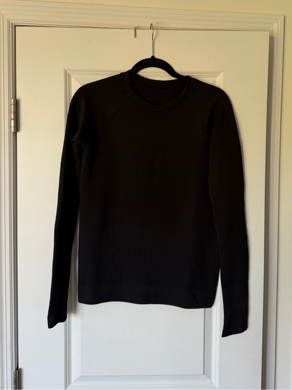 Lululemon Rest Less Pullover Black Crewneck Sweater